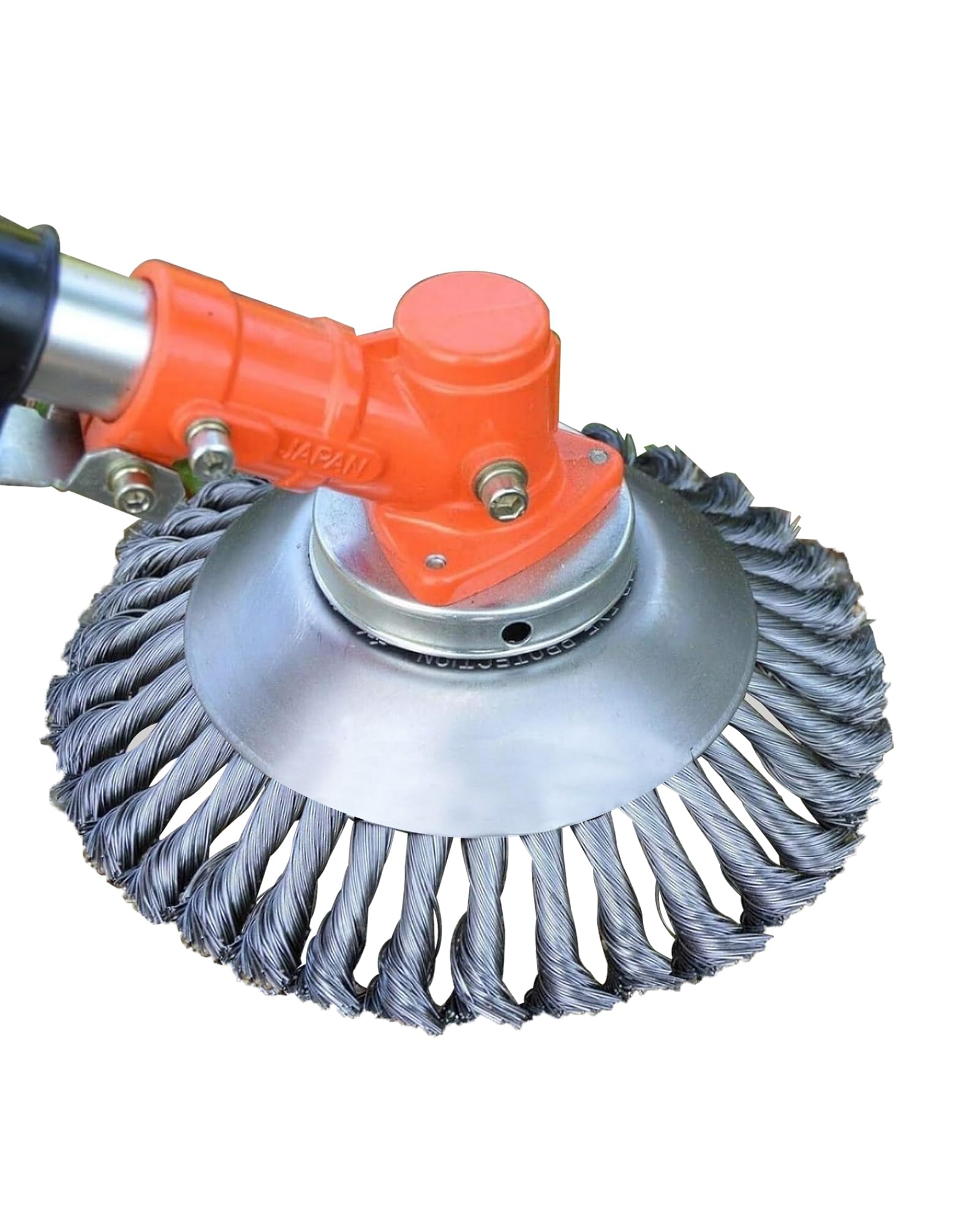 Spazzola Metallica Per Decespugliatore QINGYIWL - 200x25.4mm, Filo Acciaio Per Rimuovere Erbacce E Muschio - Foto 8