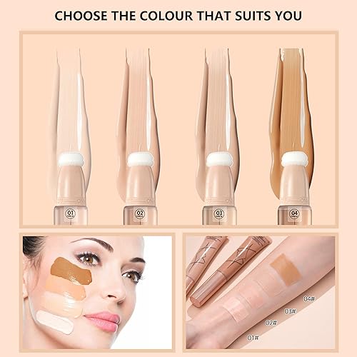 Miniatura 4 de Kit de belleza de base de cojín de aire, base corrector mate, crema líquida, cubre los poros de la cara, sedosa, hidratante, transpirable,