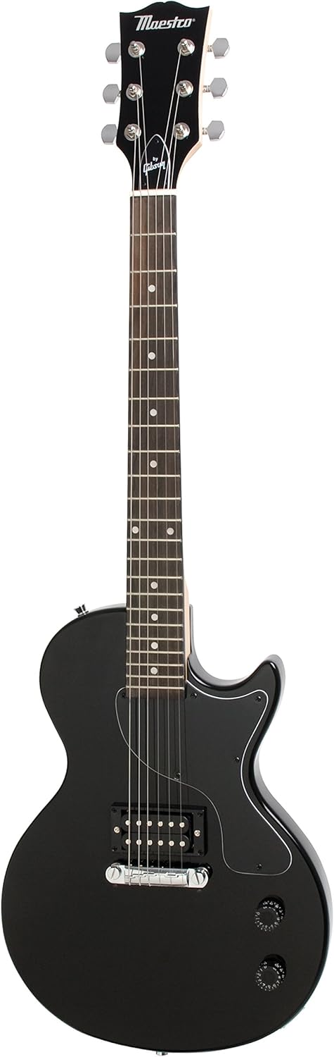 Maestro by Gibson Electric Guitar Starter Package, Black Ebony Electric Guitar
