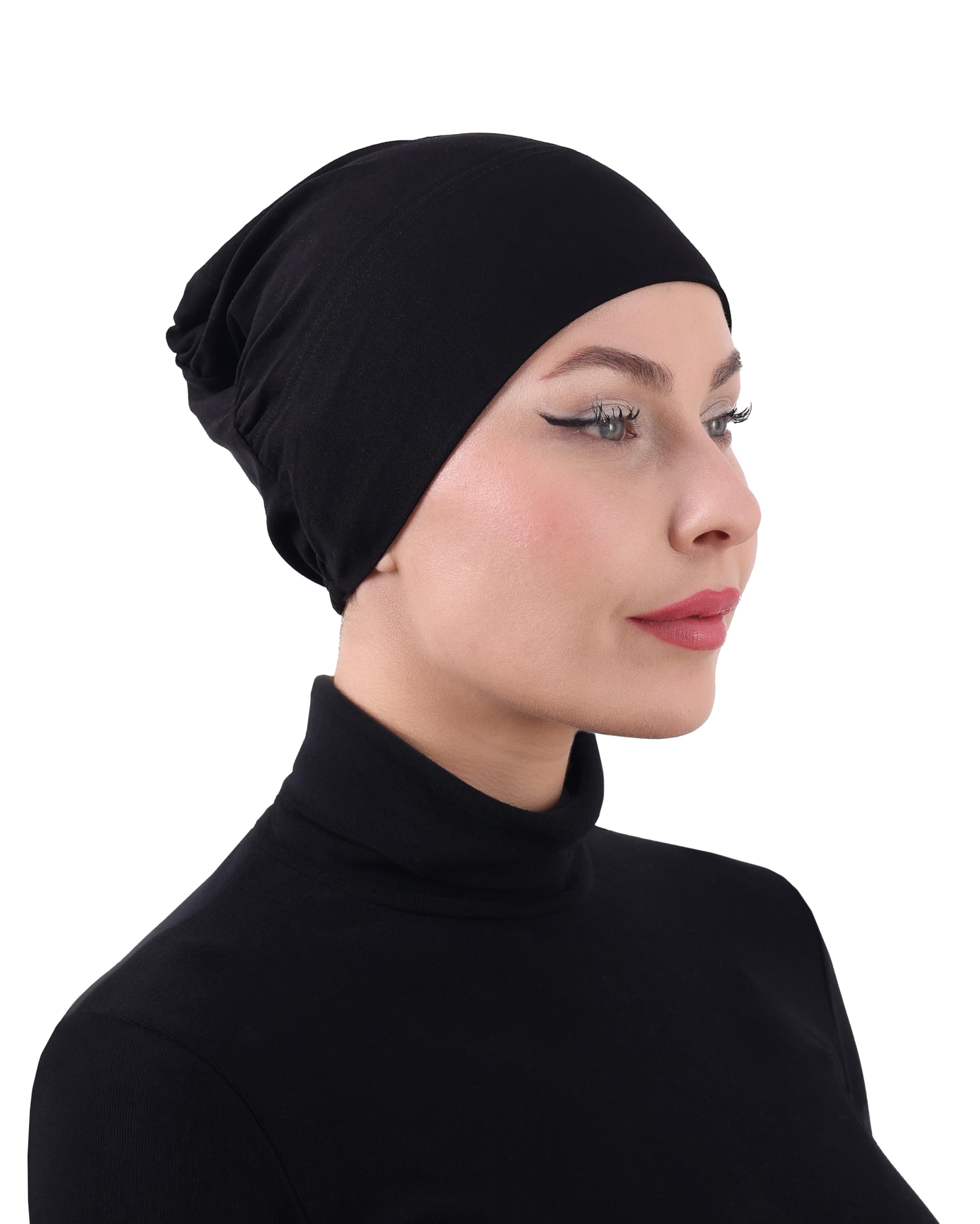 Chemo Headwear for Women - Soft Cotton Beanie Turban Sleep Cap - Cancer Head Scarf for Hair Loss