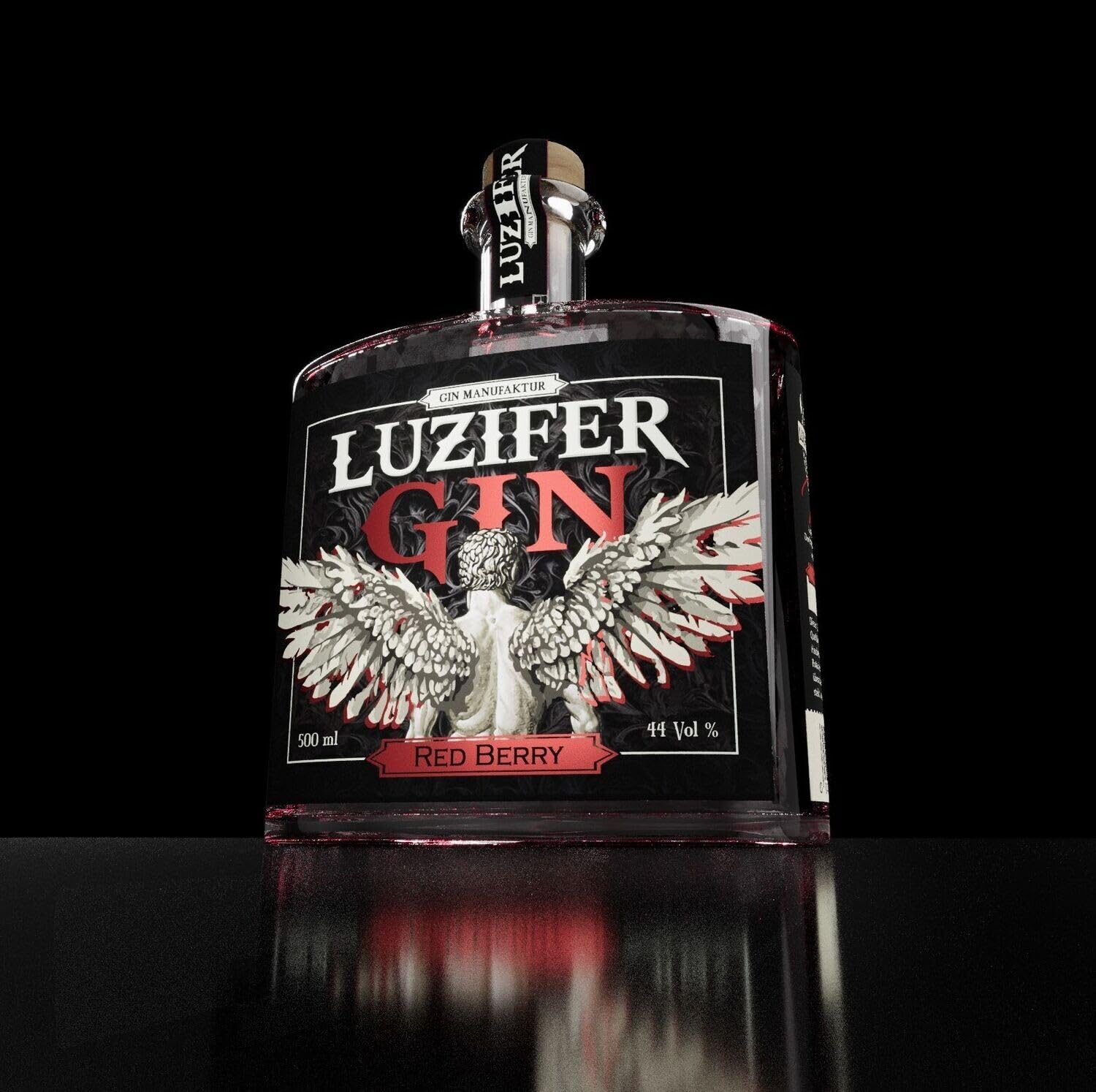 Luzifer Gin Manufaktur Red Berry Gin 44% Vol. 0,5 Liter