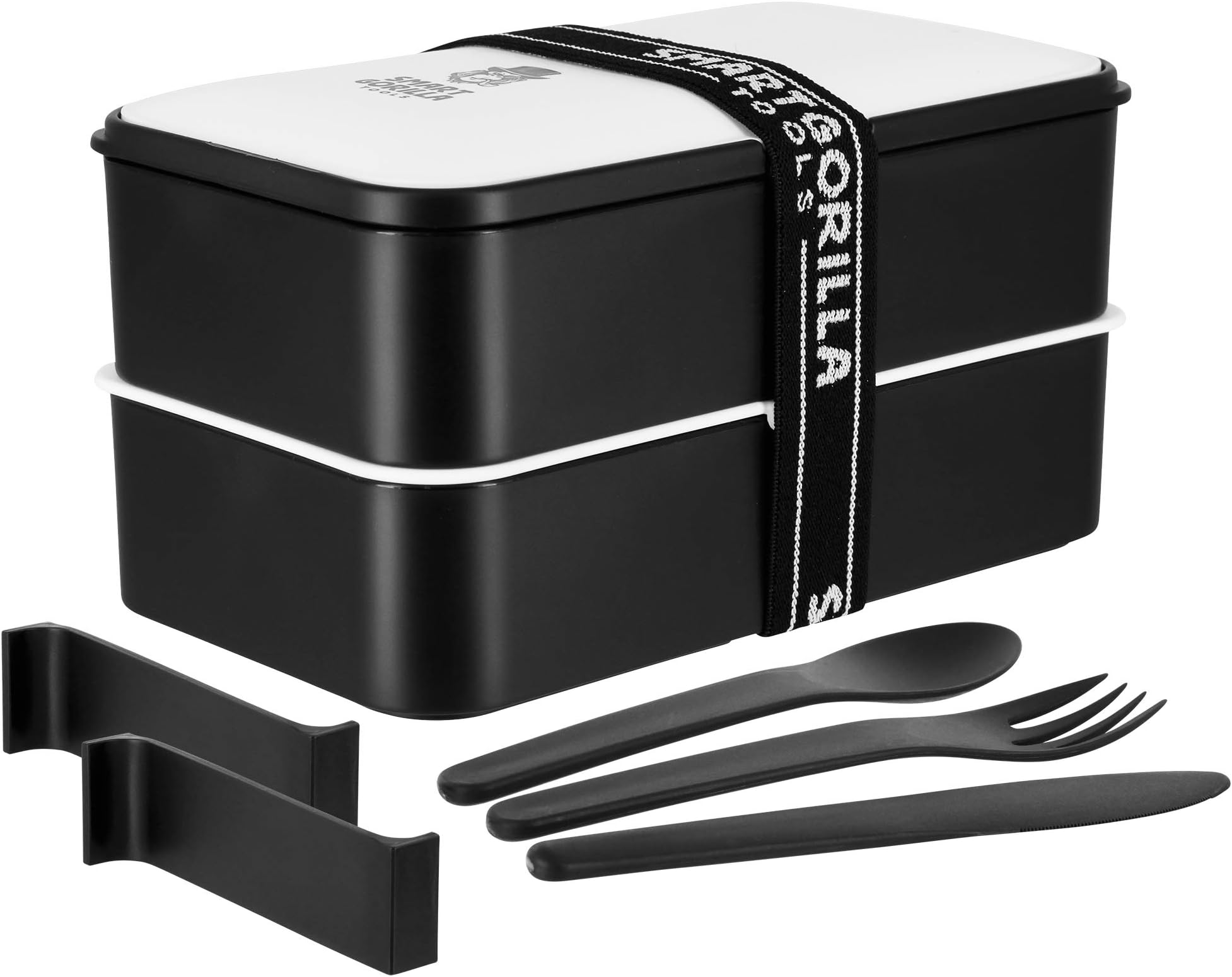 SMART GORILLA TOOLSBento Box | Japanese lunch box for transporting your meals | Alternative to lunch box, lunch box and lunch box | Children and adults | Leak-proof and BPA