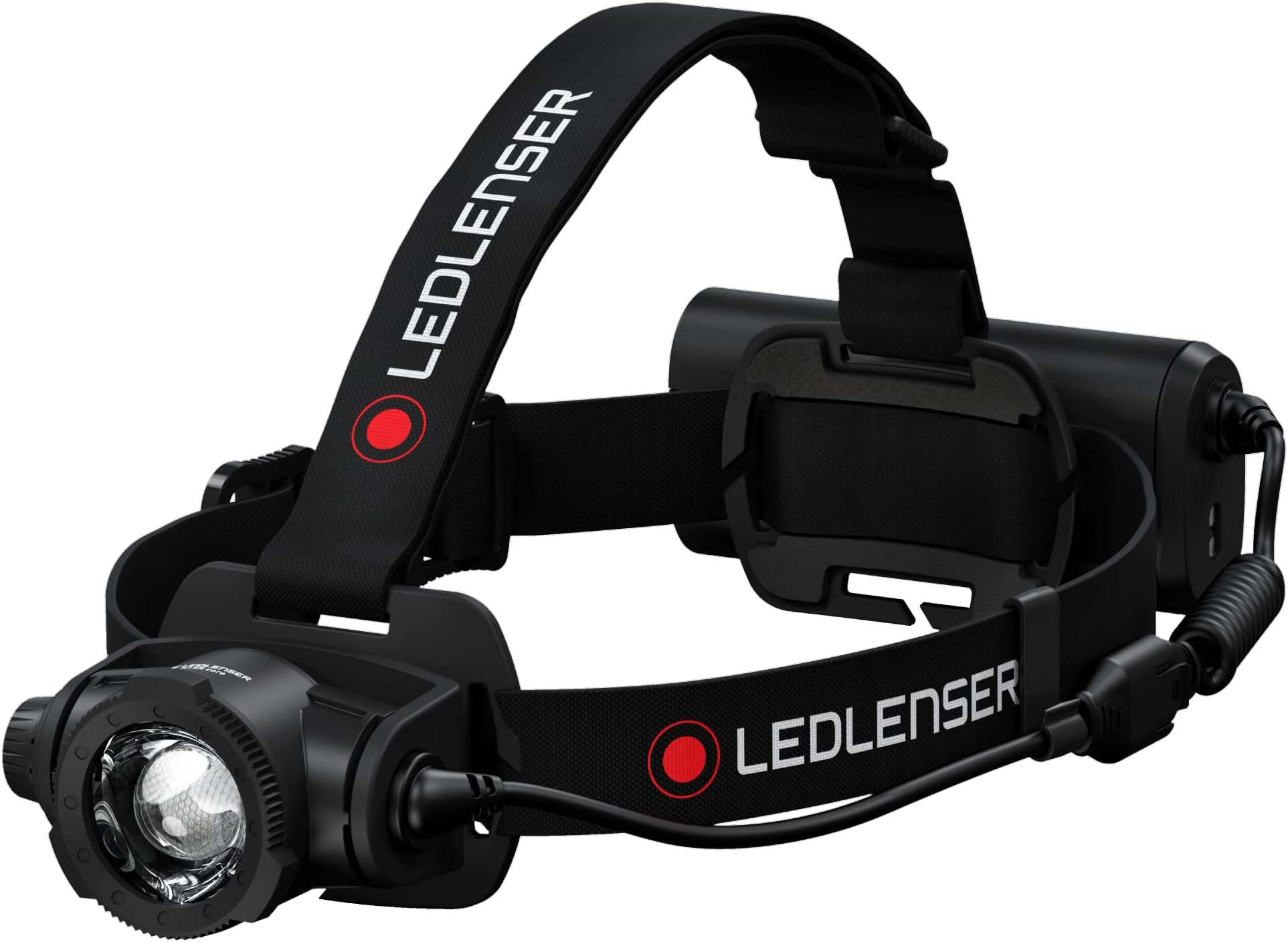 H15R Core Rechargeable Headlamp - Black, 4800mAh - 2500-Lumen Boost & Advanced Focus LED Headlamp - 80h Runtime Rechargeable Flashlight - IP67 Dust & Waterproof Hard Hat Light