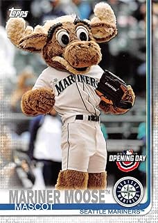 2019 Topps Opening Day Mascots #M-7 Mariner Moose Seattle Mariners MLB Baseball Trading Card