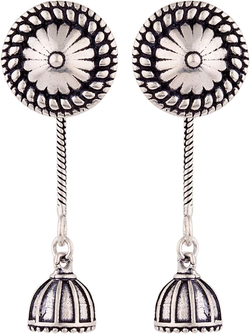 VOYLLAWork Essentials Jhumka Long Drop Earrings Jewellery For Women