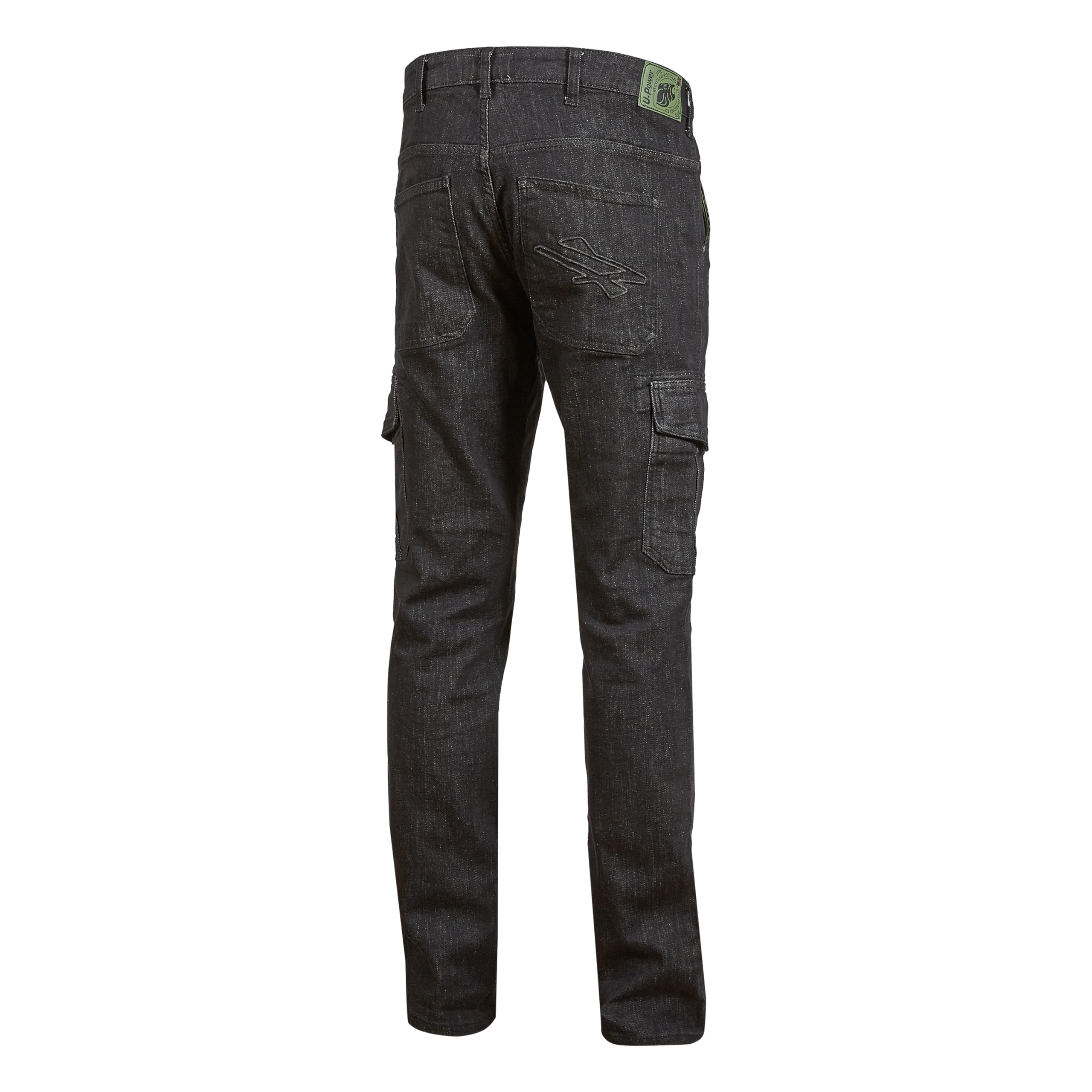 U-Power EX244GJ Linea Exciting Modello Tommy Jeans Cargo Lavoro, 79% Cotone/20% Cotone Riciclato/1% Elastane, Guado Jean