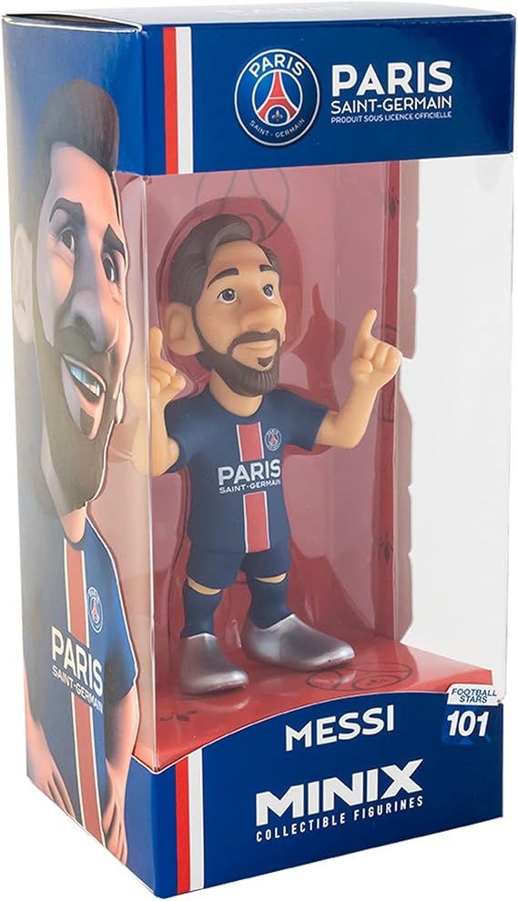 Bandai Minix Paris SaintGermain Messi Model Collectable Messi Figure