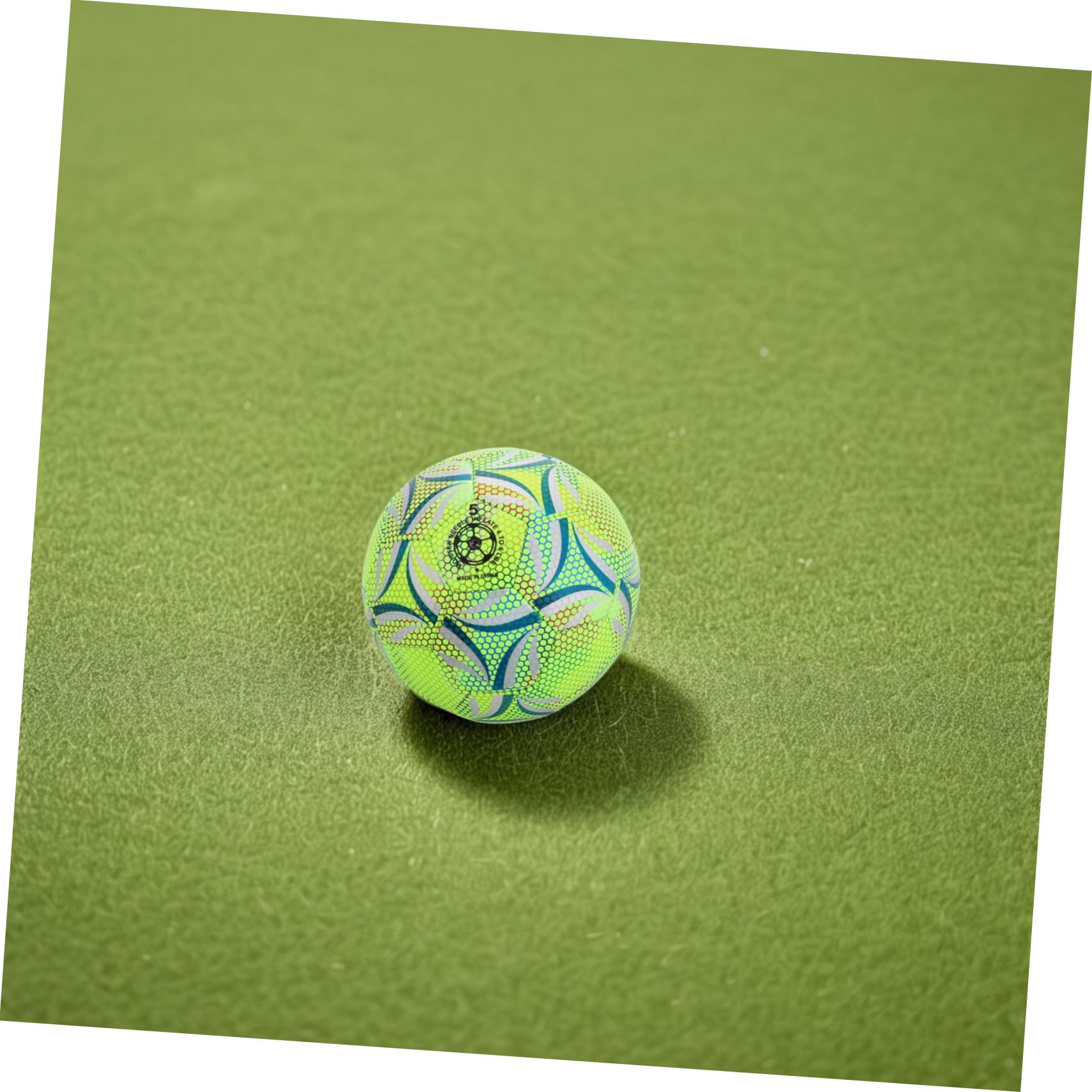Pallone da Calcio Fluorescente Misura 5 Resistente e Sicuro per Allenamento e Partite Adolescenti visibilità Potenziata per Gioco Notturno all Aperto