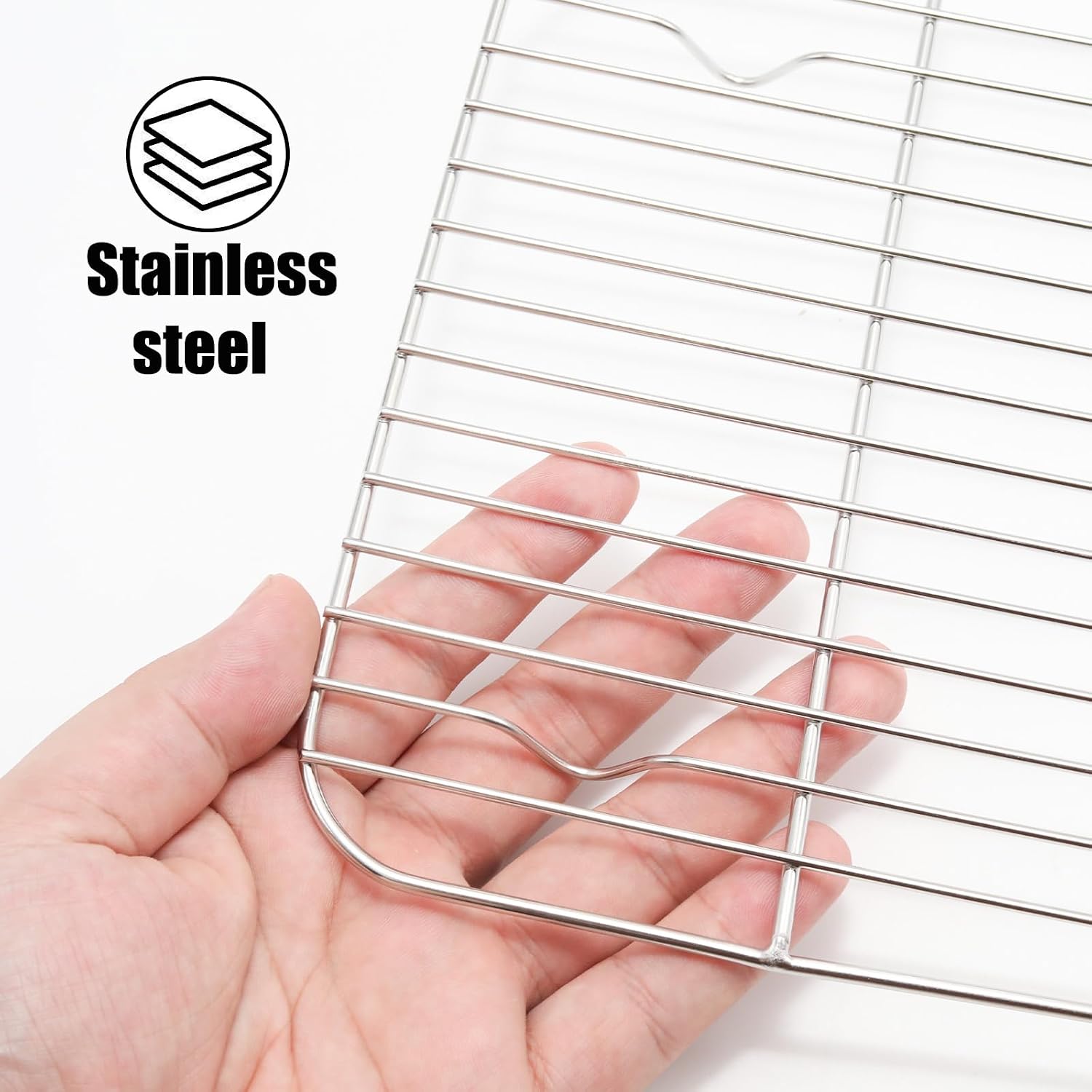 2 Pack 9.84" x 7.48" Baking Cooling Racks
