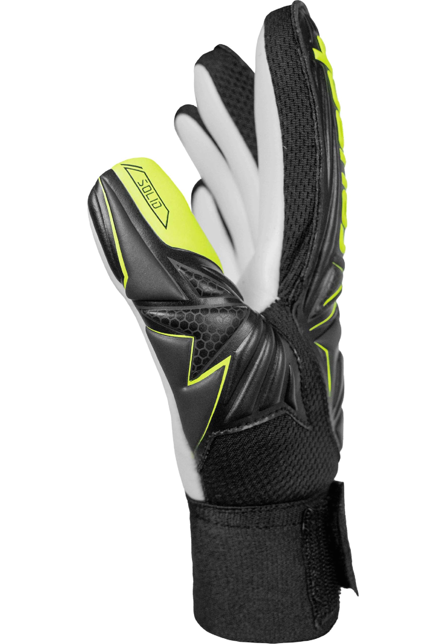 Reusch Rękawice bramkarskie dla dzieci i młodzieży | ochrona palców i solidne gniazdo | do treningu i meczów | Attrakt Starter Solid Finger Support Junior