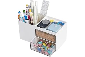 LETURE Office Desk Organizer with Drawer – Enhance Workplace Efficiency