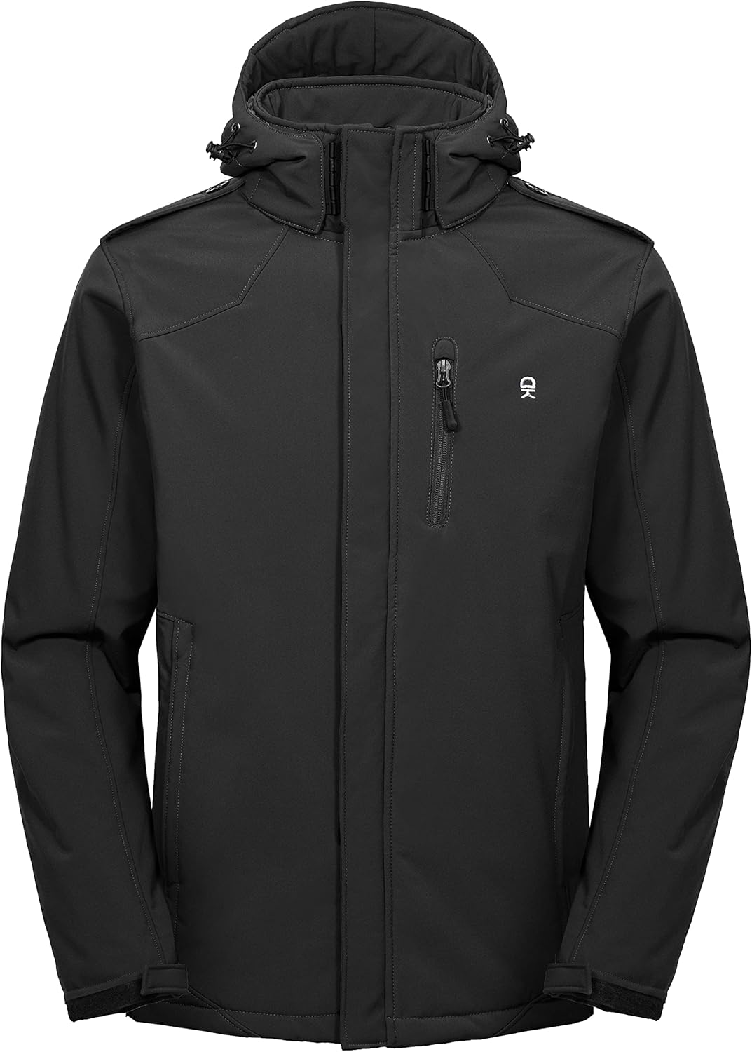 Little Donkey Andy Men’s Warm Sherpa Lined Winter Softshell Jacket Windproof Mountain Ski Snow Coat with Removable Hood Little Donkey Andy Men’s Warm Sherpa Lined Winter Softshell Jacket Windproof Mountain Ski Snow Coat with Removable Hood