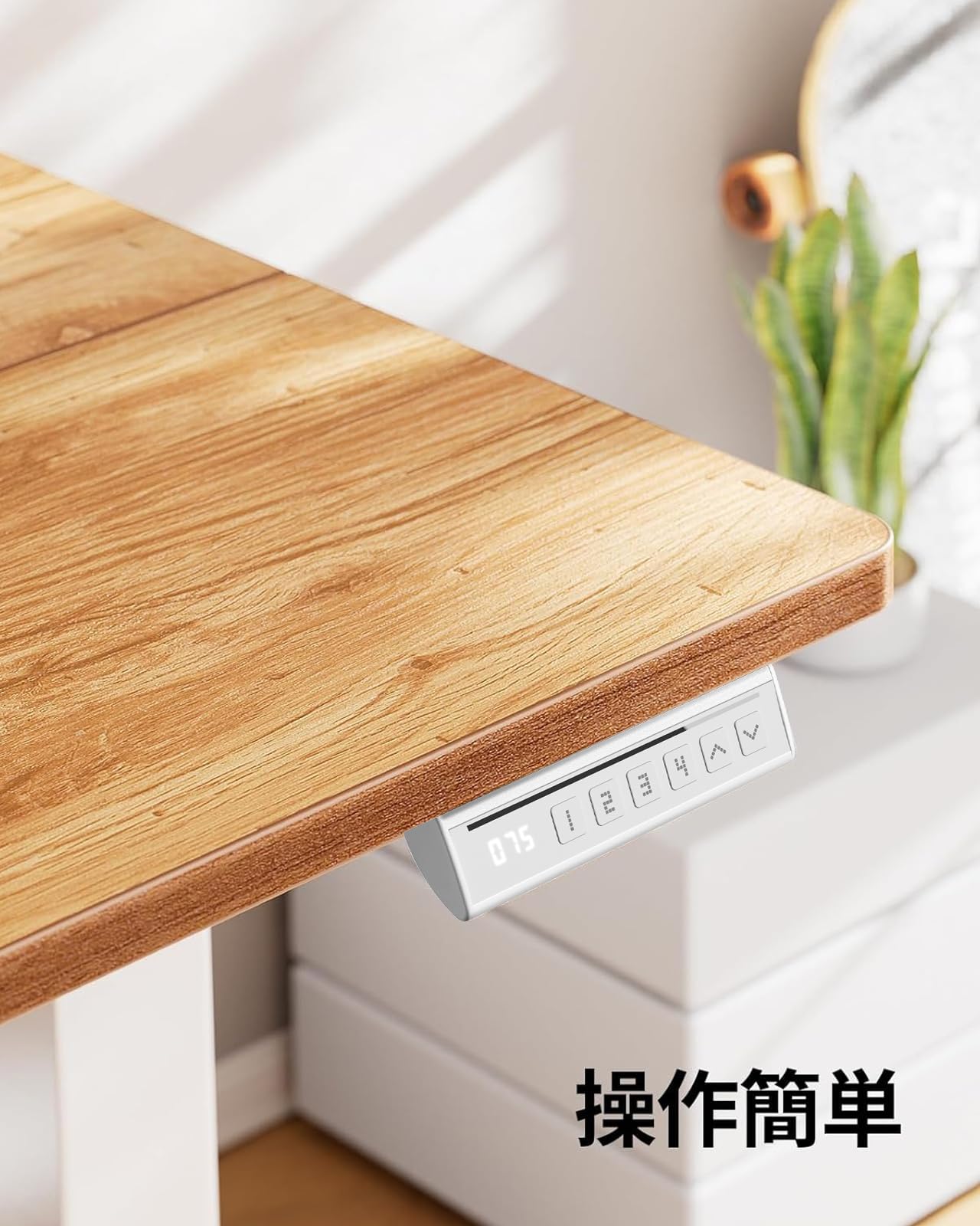 Amazon.co.jp: ErGear 電動 オフィスワークテーブル 昇降式デスク