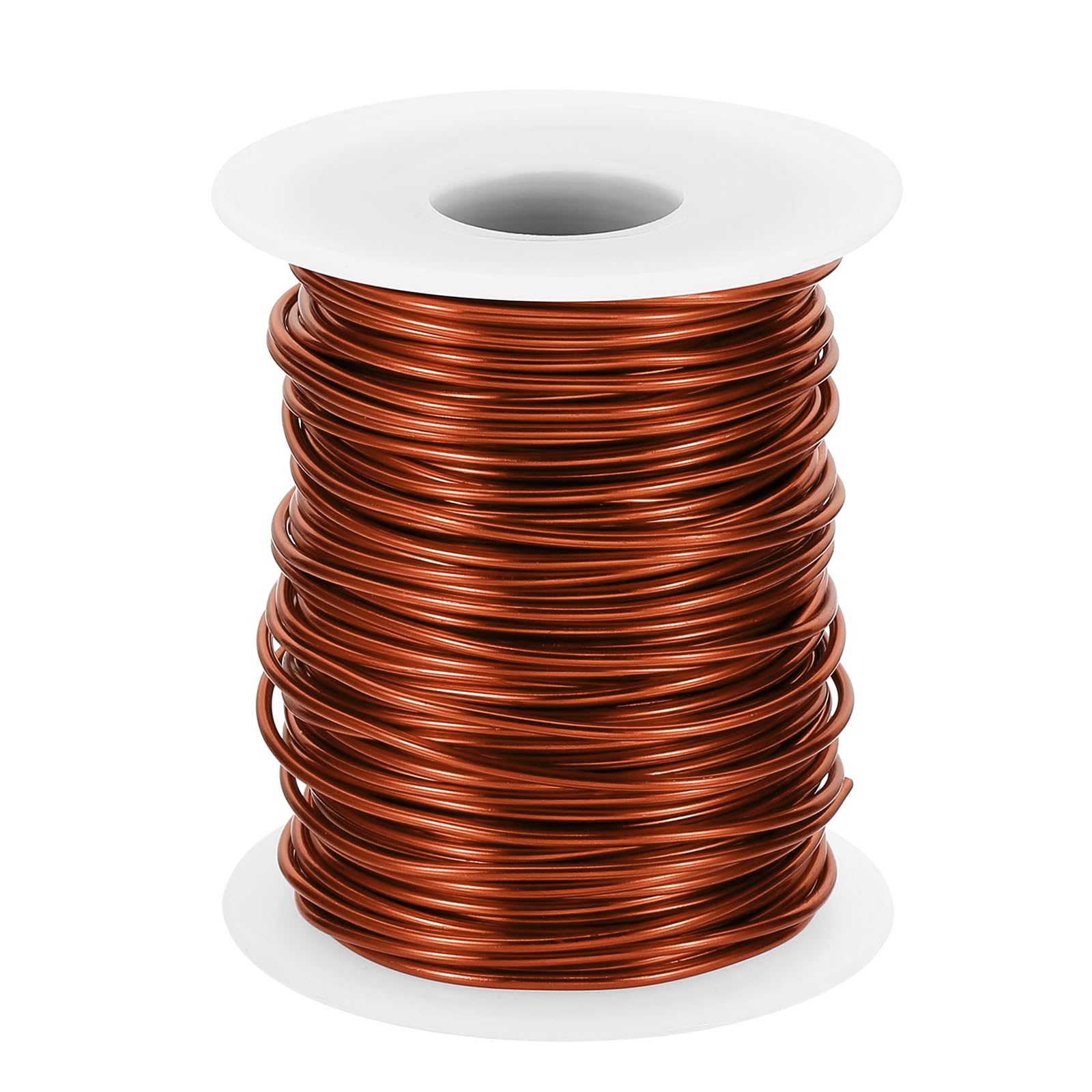 PATIKIL 15 Gauge 1.5mm Aluminum Craft Wire, 98.4Ft Metal Wire Armature Bendable Wire for Jewelry Making Metal Wrap DIY Bronze