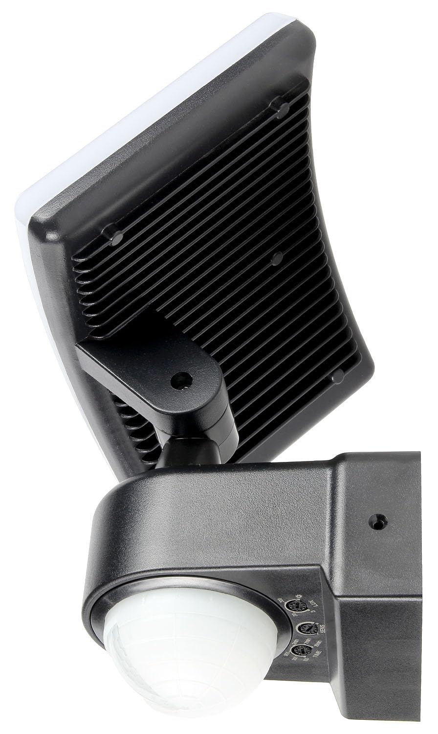 ‎Faretto da esterno LED “EL HOME” ML-40B7 con sensore di movimento 10 m / 240° PIR, 30W, 2200lm, sensore crepuscolare, IP65, AC 230V - per uso esterno, applique, lampada da giardino, faretto - nero