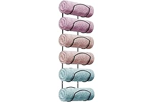 Towel Racks for Bathroom, Wall Mounted Towel Storage, Rolled Bath Shower Hand...