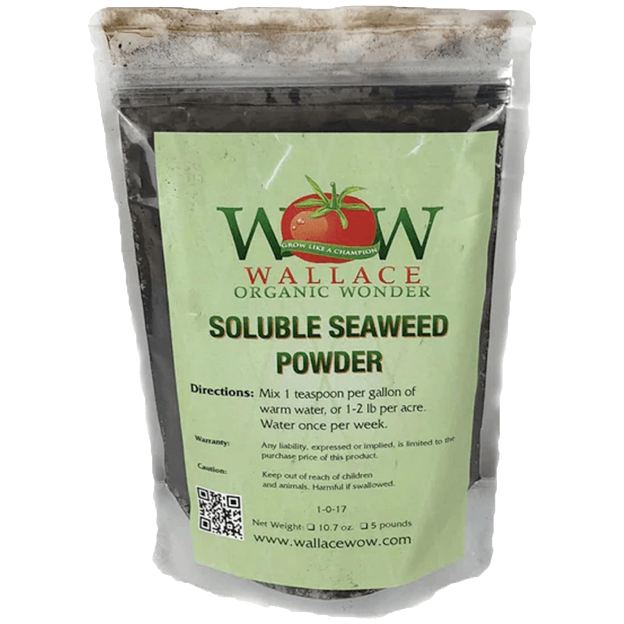 Wallace Organic Wonder Soluble Seaweed Powder Organic Fertilizer (10.7 Ounces)