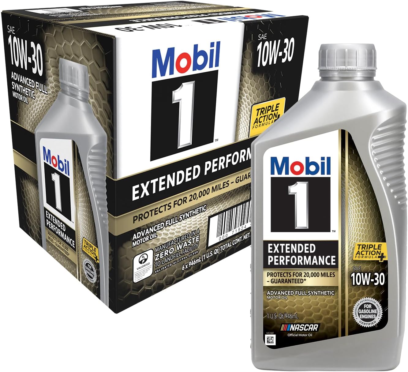 Amazon.com: Mobil 1 Extended Performance Full Synthetic Motor Oil 10W ...