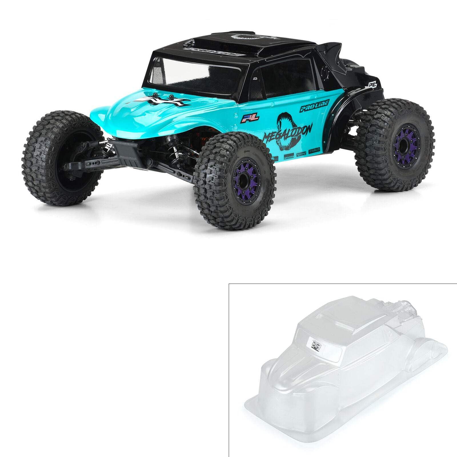 Pro-line Racing 1/10 Megalodon Desert Buggy Clear Body: Short