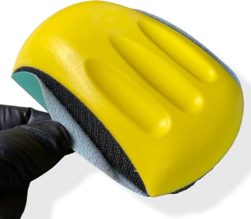 Miniatura 2 de LiME LiNE Gancho y lazo para bloque de lijado automotriz impermeable de 6"