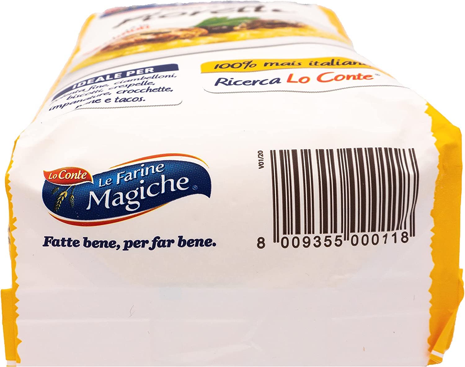 6x Lo Conte Le Farine Magiche Mehl Farina Di Mais Fioretto Maismehl für Polenta 1kg