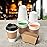 RACETOP [100 pack] Disposable Coffee Cups with Lids 12 oz, Hot Paper Cups with Lids, To Go Cup with Lid