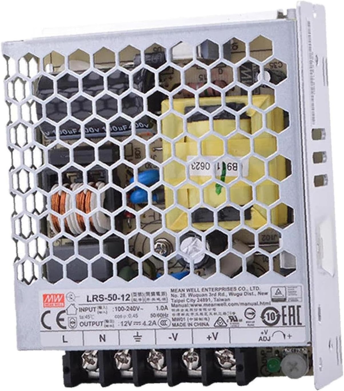 MEANWELL LRS5012 Switching Power Supply (50.4W,12V 4.2A)