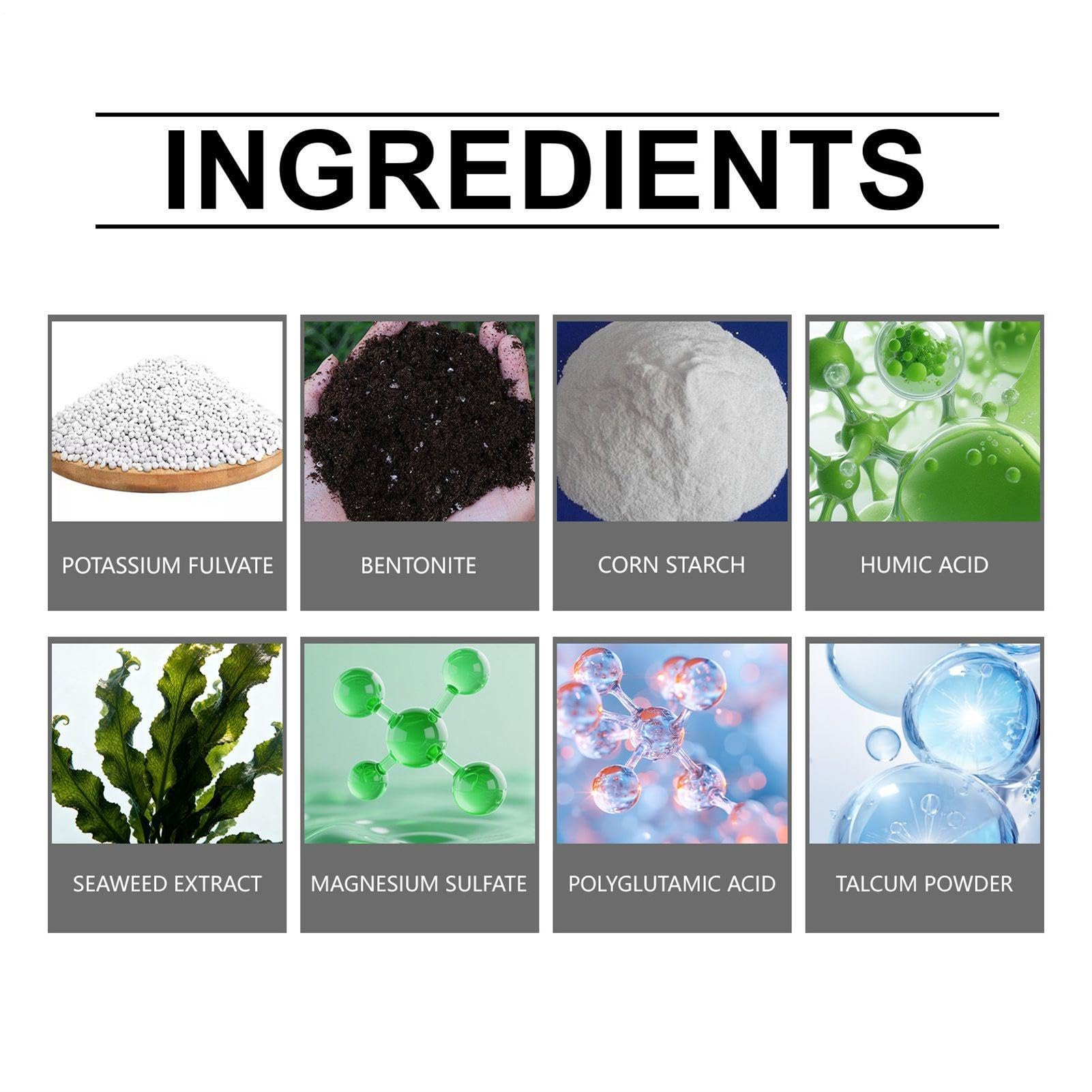 Activador De Suelo Para Plantas, Acondicionador De Suelo, Promueve El Crecimiento Las Raíces Para Jardín, Patios, Granjas, Patios Interiores, Balcones, Terrazas, Céspedes Y Jardines