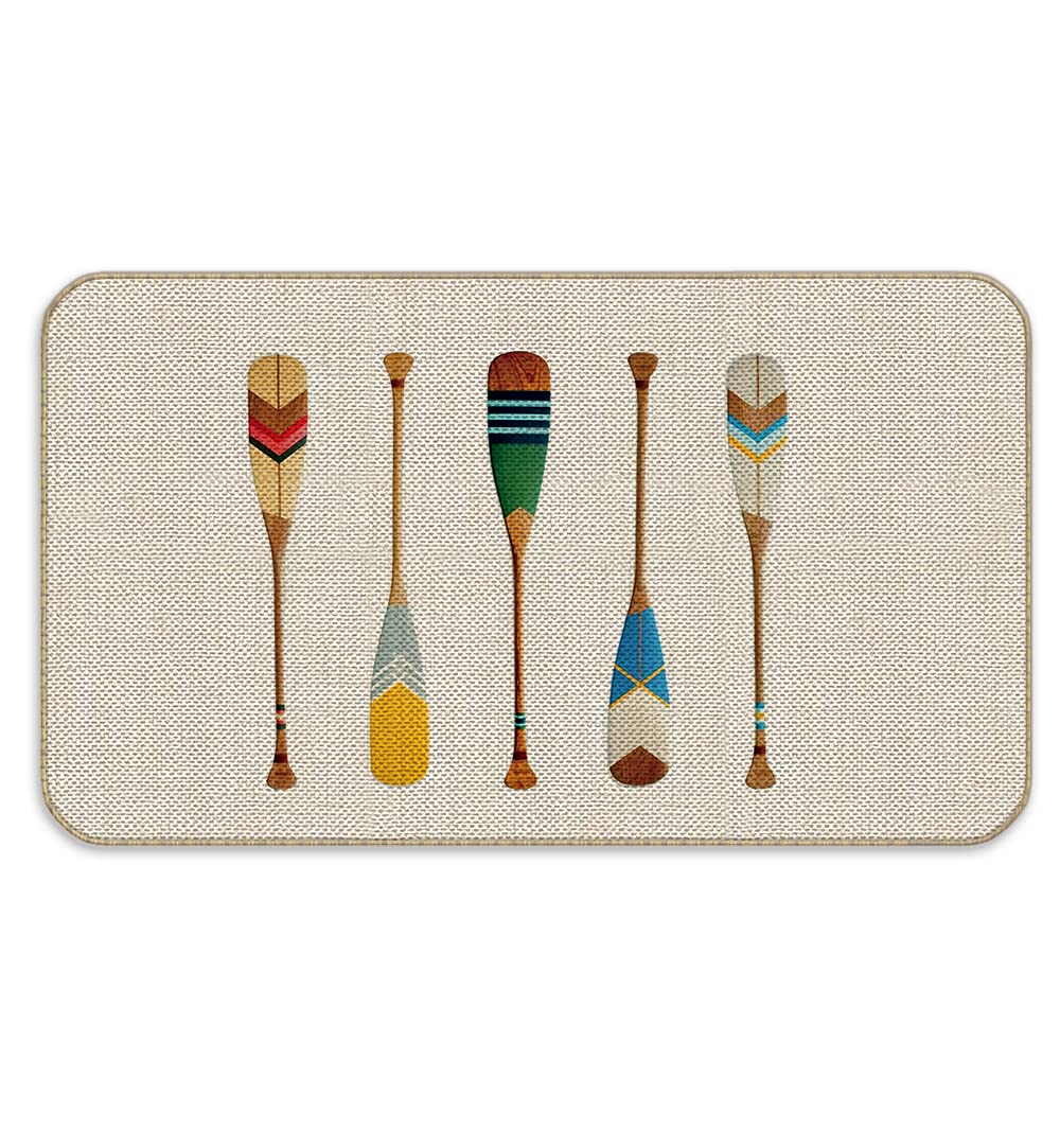 Voatok Rustic Lake Boat Paddles Decorative Family