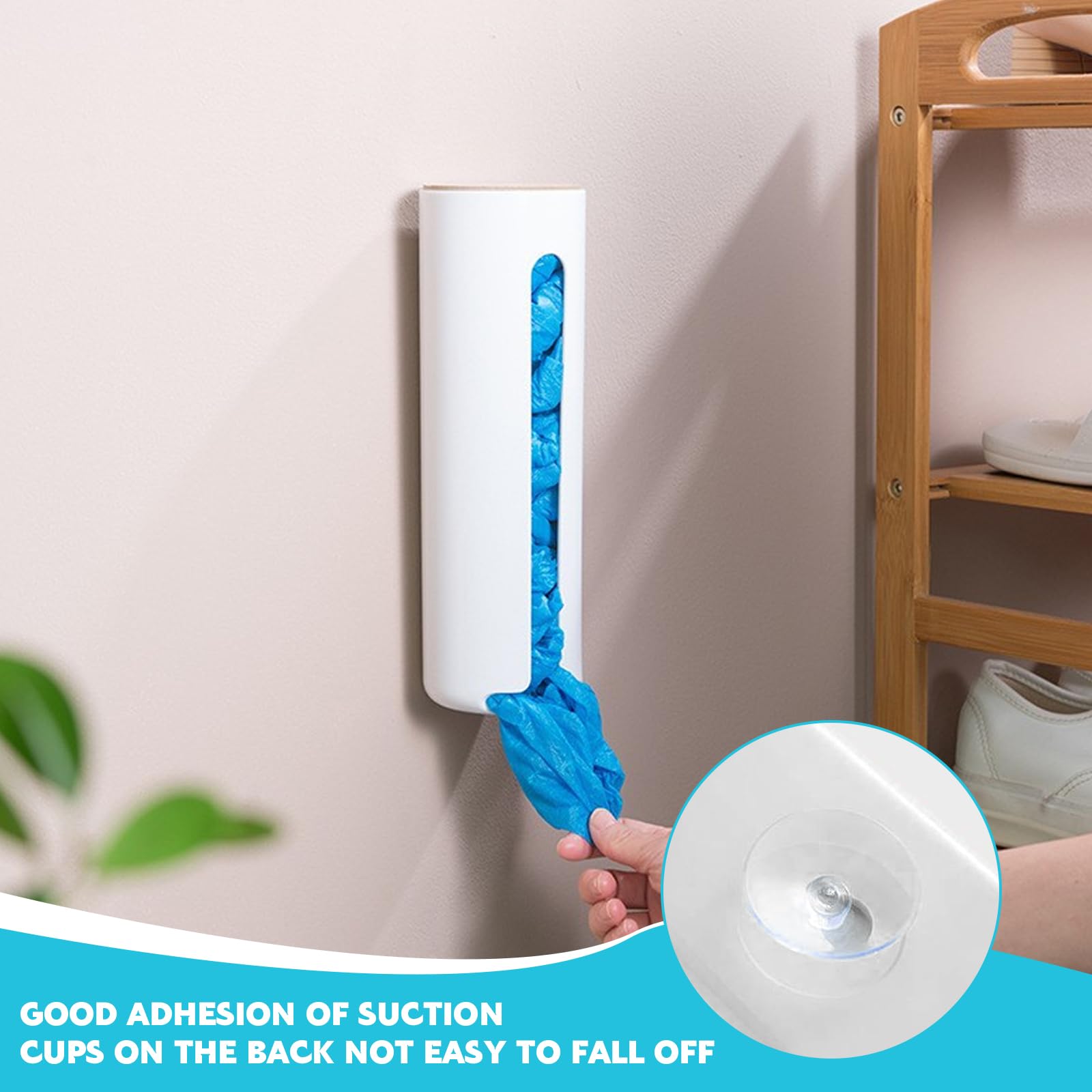 Porta Dischetti Di Cotone In Acrilico Trasparente - Contenitore Impilabile Con Coperchio Per Bagno E Trucco - Foto 7