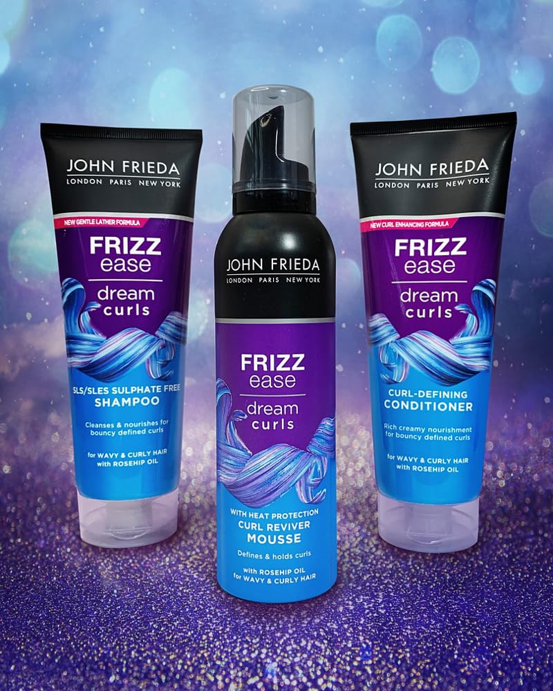 JOHN FRIEDA Frizz-Ease Espuma Rizos Revitalizados 200 Ml per chi cerca qualità e praticità, per uso pratico e risultati affidabili, 200 ml