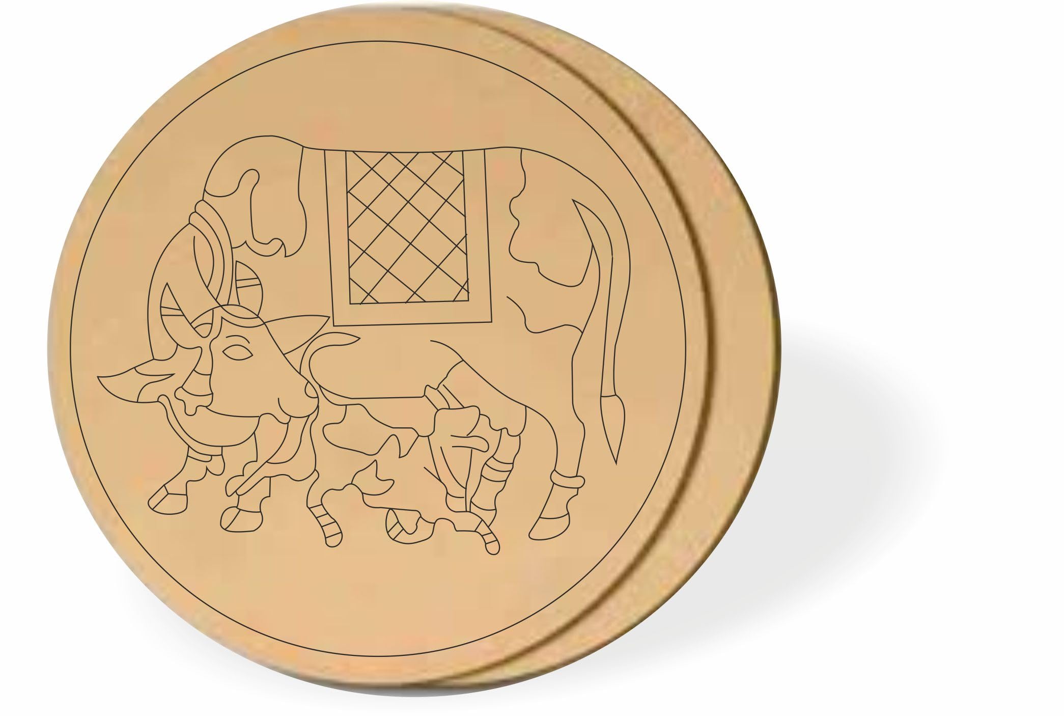 VARIETY CANVAS PRE Marked Wooden MDF Art and Craft Marking Wooden Plate Creative Paint Board for Crafts Work Artistic DIY Work Art (70)