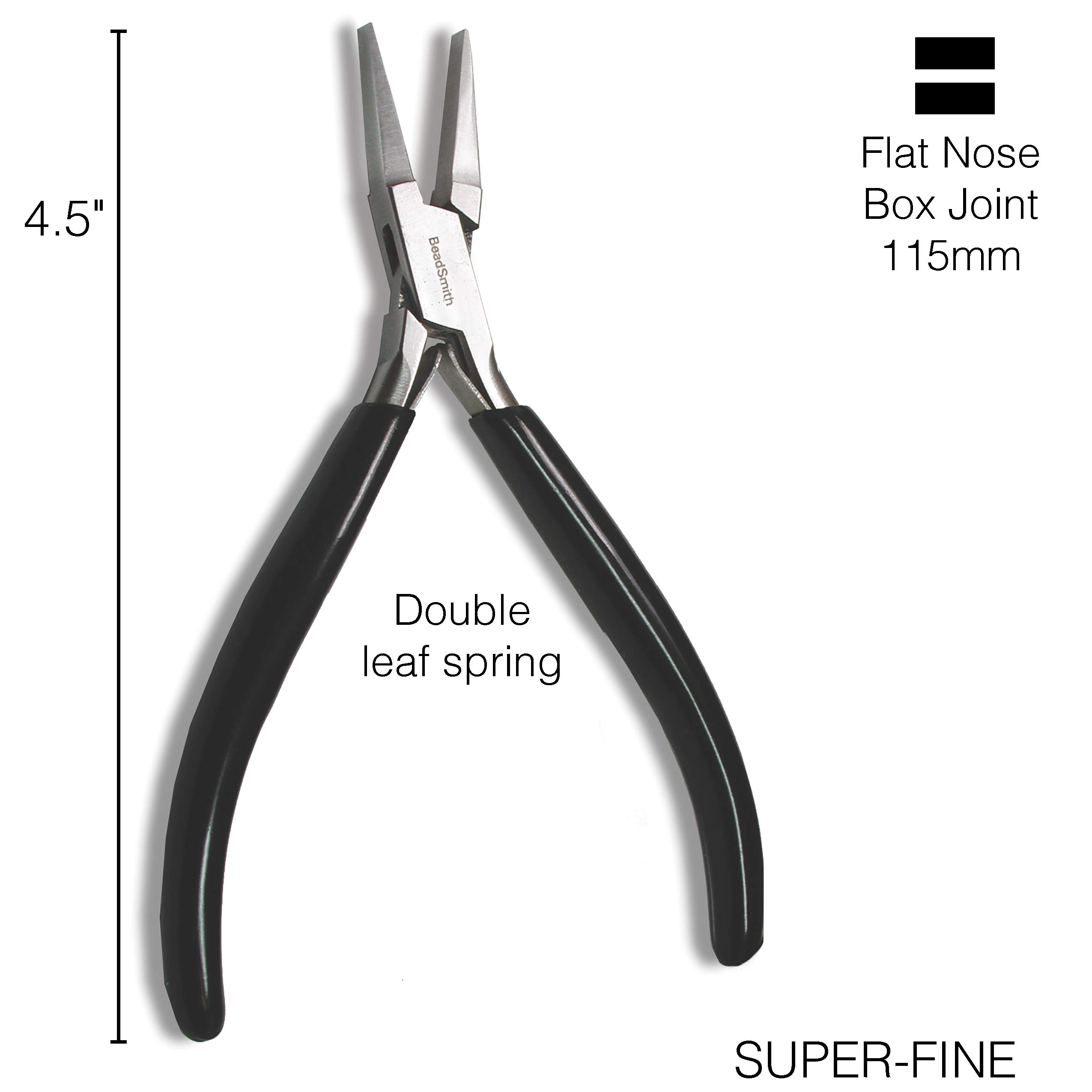 The Beadsmith, Szczypce płaskie z uchwytem z PCW, 1 sztuka
