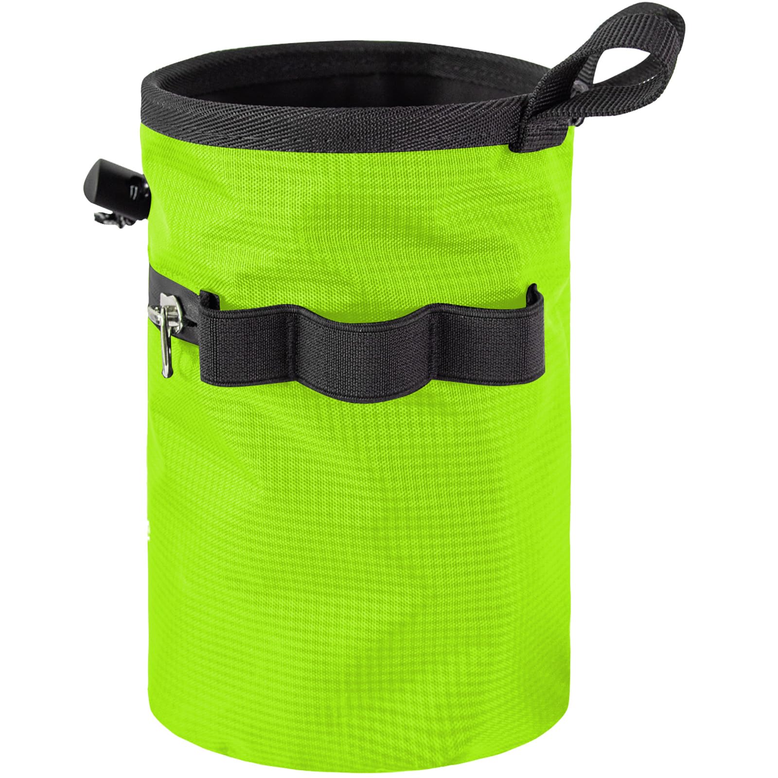 Bolsa de tiza de escalada en roca Boulder al aire libre Bolsas de magnesia Bolsa de cierre Boulder Tiza Equipo de escalada Bolsillos impermeables y con cremallera