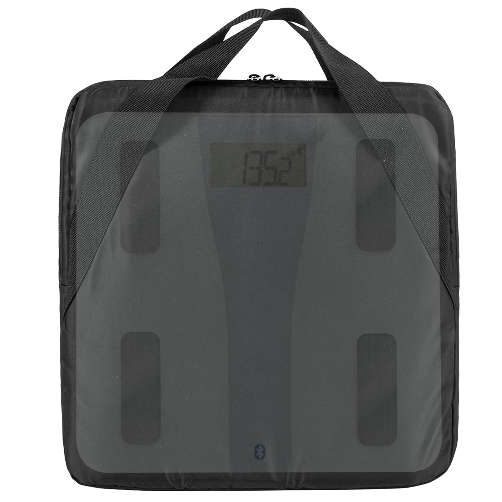 JDVBDNK Carrying Bag for Body Composition Monitor Scale, Digital Bathroom Scale Storage Case, 13.5 x 13.5 IN Travel Carrier Case for Most Smart Scale (Bag Only)