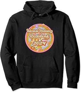 Retro Match Day 2024 Internal Medicine Resident IM Residency Pullover Hoodie