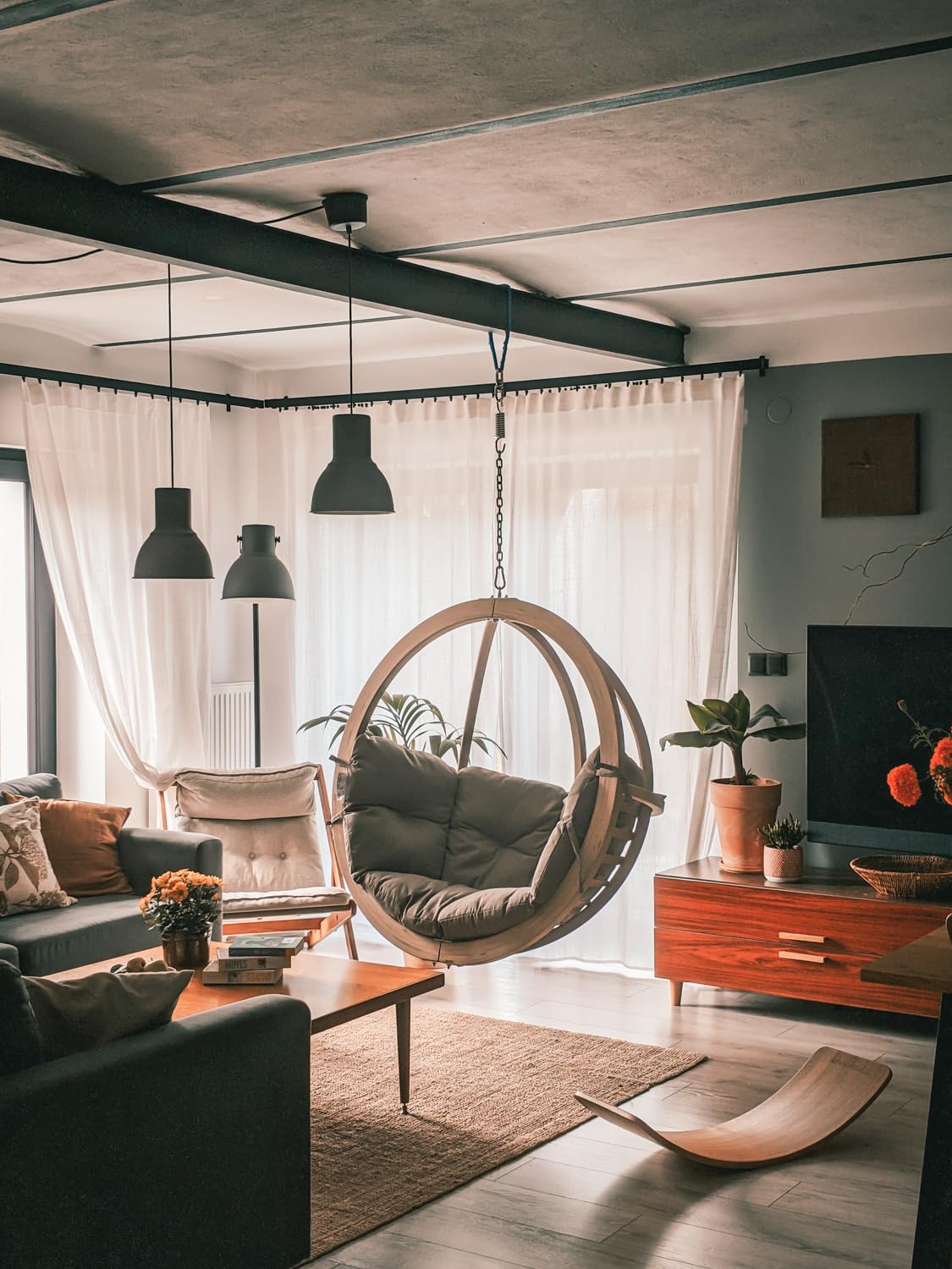 Hollywoodschaukel Mit Liegefunktion AMAZONAS Globo Chair – Premium