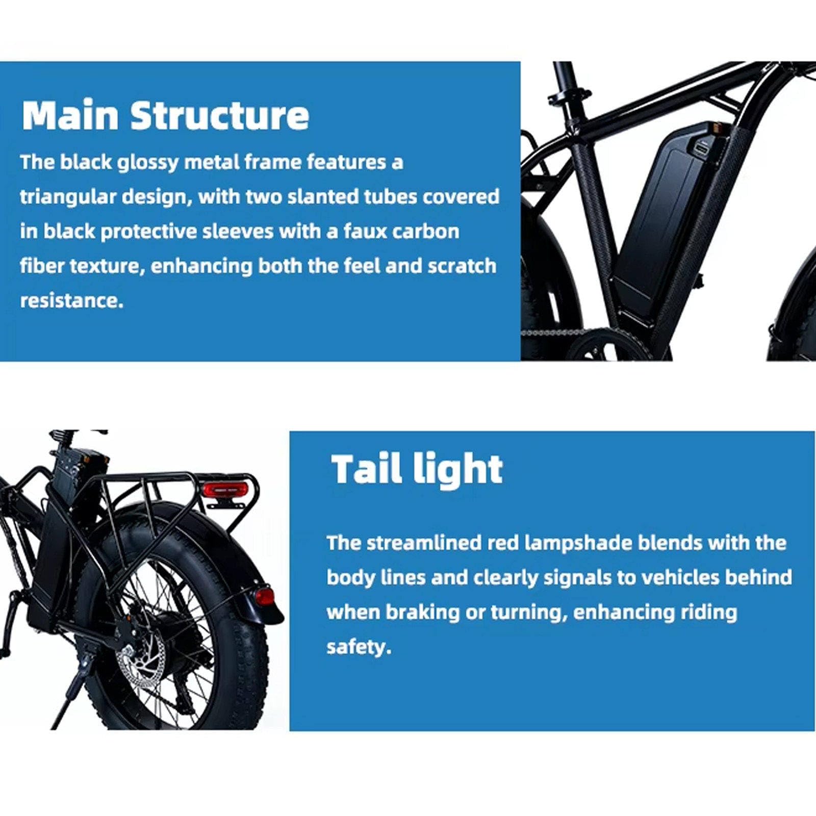 Vélo électrique à Gros Pneus 20 Pouces, Pliable, Phares LED + écran LCD, Double Frein à Disque, Vélo De Ville, VTT électrique pour Adulte Unisexe