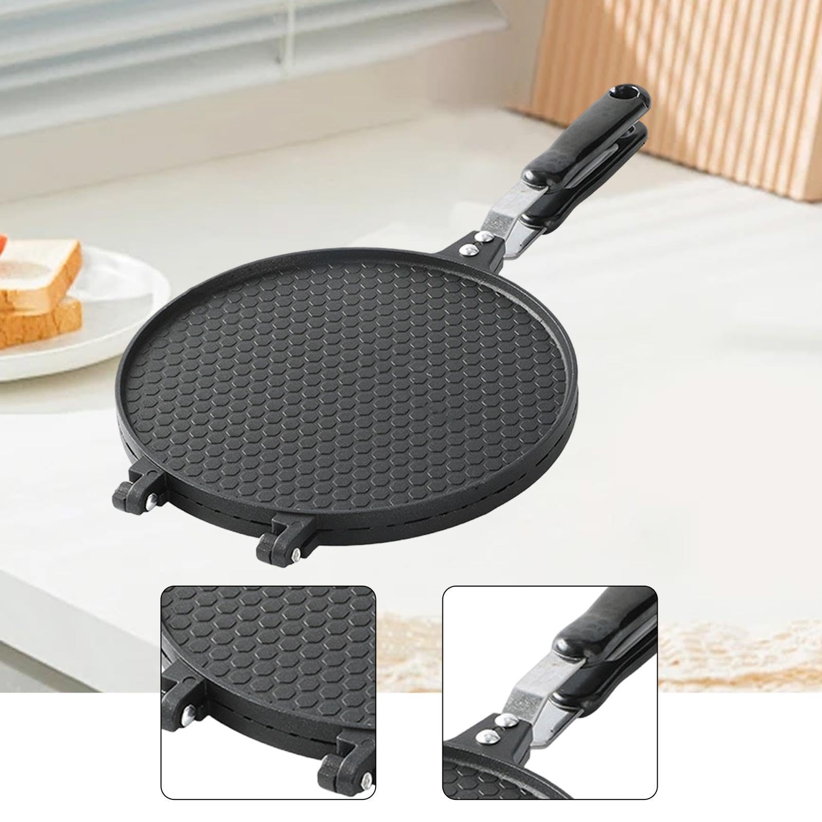 MagiDeal Máquina para Hacer Conos de Waffle, Conos de, rollitos de Huevo, Antiadherente, para Fiestas, repostería, Cocina casera, postres y panqueques, 22cm