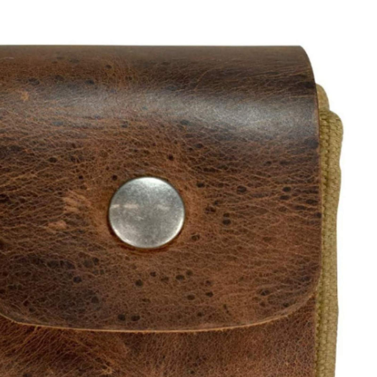 Waxed Canvas Foraging Pouch, Collapsible Foraging Bags with Drawstring - Image 4