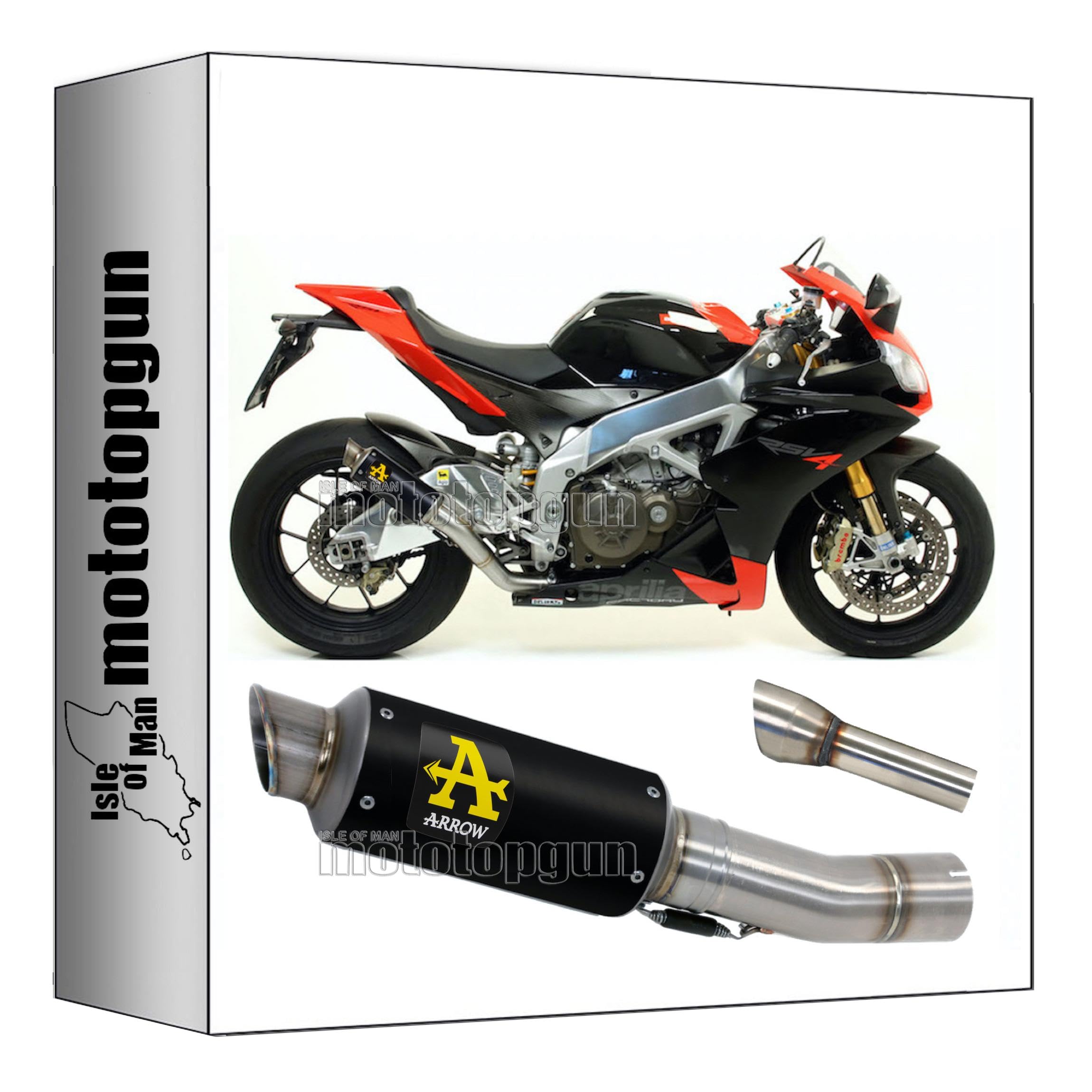 Pot echappement Arrow racing pour resoudre la perte de puissance RSV4