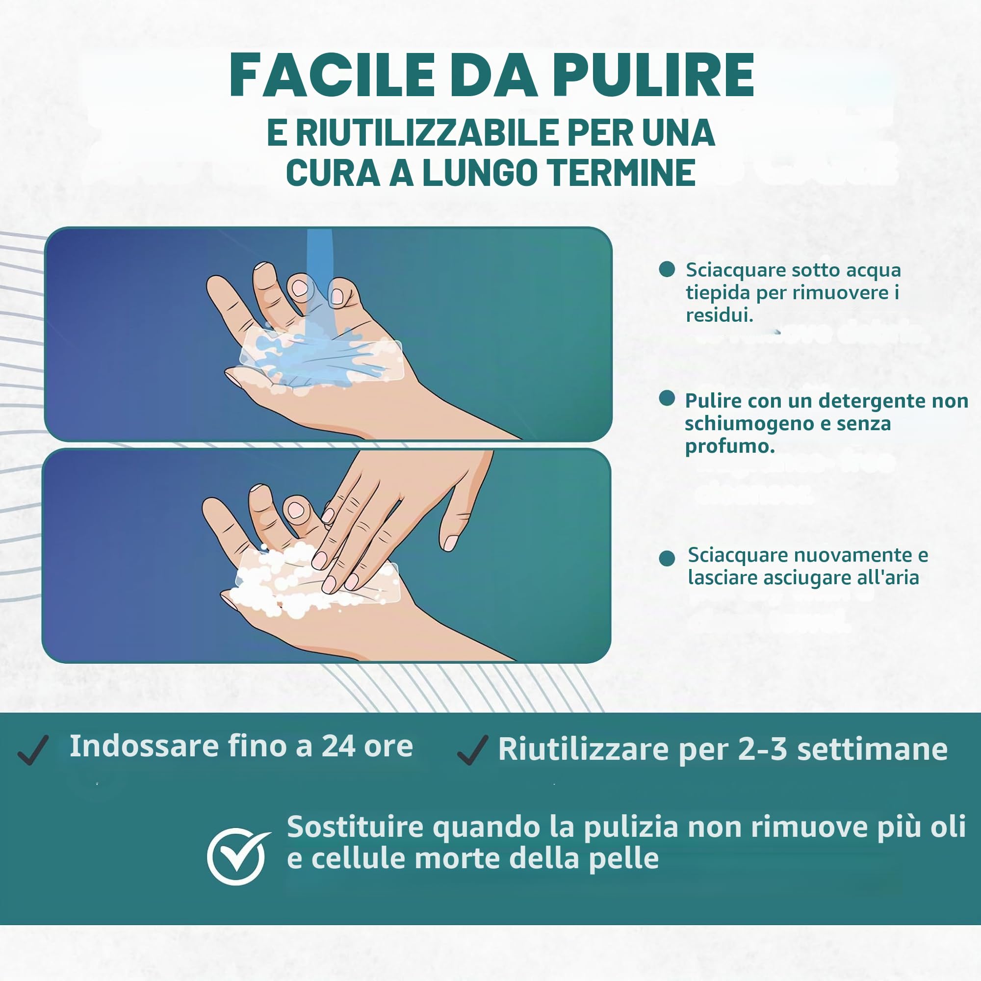 BIODERMIS - Cerotti Silicone Cicatrici | Riduce e Schiarisce Cicatrici | Adattabili a Tutte le Parti del Corpo | Riutilizzabile per Settimane, Color Carne, 1 unità, 100% Silicone