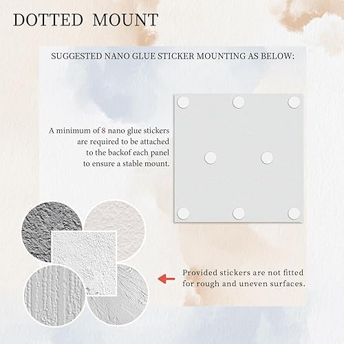 Miniatura 6 de Paneles acústicos de pared, paneles acústicos artísticos de 72 x 48 pulgadas, paneles acústicos decorativos, paneles de pared acústicos, arte de