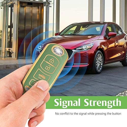 Miniatura 3 de Funda de TPU suave para llavero compatible con Mazda 3, 6, 8, Miata MX-5, CX-3, CX-5, CX-7, CX-9, 234, botón de entrada sin llave, control remoto