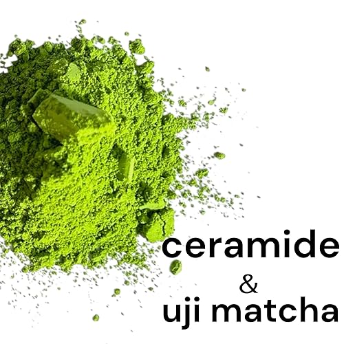 Miniatura 3 de THE CERAMIDE MATCHA Ceramida Rich Moisturizer Beauty Drink Ceremonial Grade Matcha Uji Kyoto Japón 14 piezas por paquete, un palo proporciona 0.07