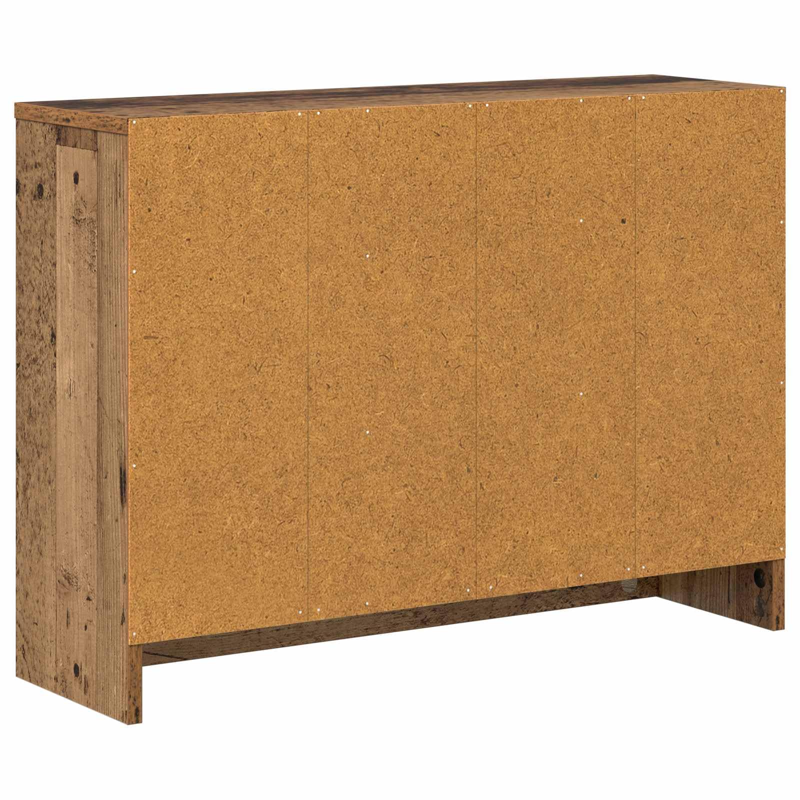 Credenza in legno anticato, 73,5 x 22,5 x 53,5 cm, comò con