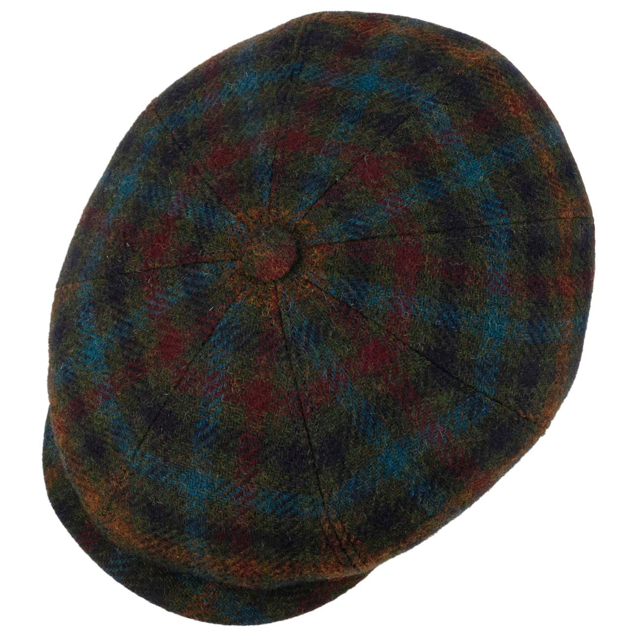 Stetson Hatteras Haworth Wool płaska czapka z daszkiem czapka balonowa męska – Made in The EU z daszkiem, na jesień, zimę, jesień i zimę