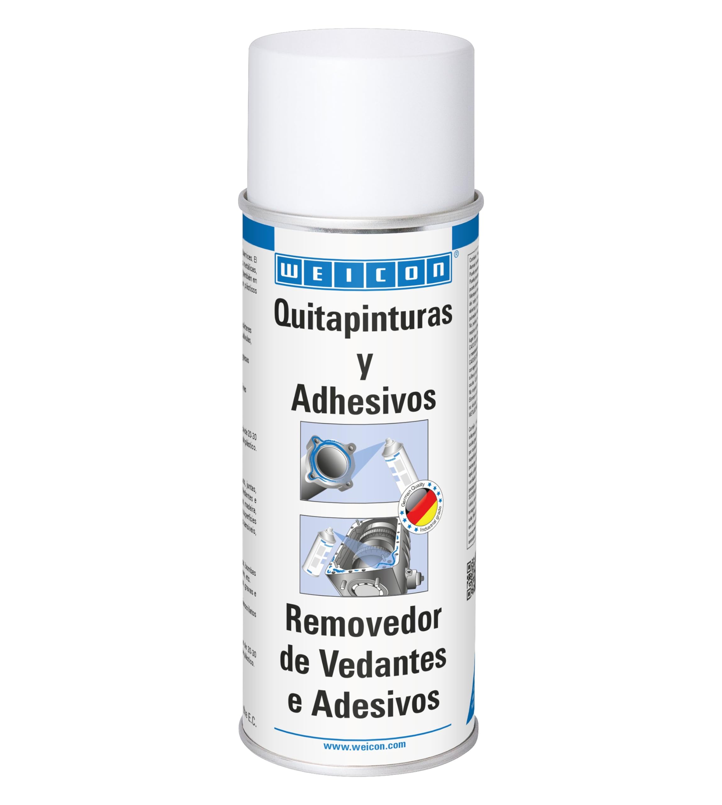 WEICON Spray Quitapinturas y Adhesivos | 400 ml | Elimina residuos de selladores y adhesivos | Rosa