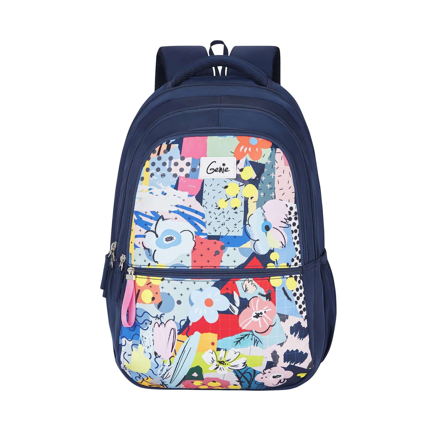 Genie Phoenix Laptop Backpack for Women, 3 Compartments, 19" Stylish and Trendy College Bags for Girls, Water Resistant and Lightweight Bags for Office and Travelling Purpose, 36 Liters, Navy Blue (B0CW2WJ1S3) Amazon Price History, Amazon Price Tracker