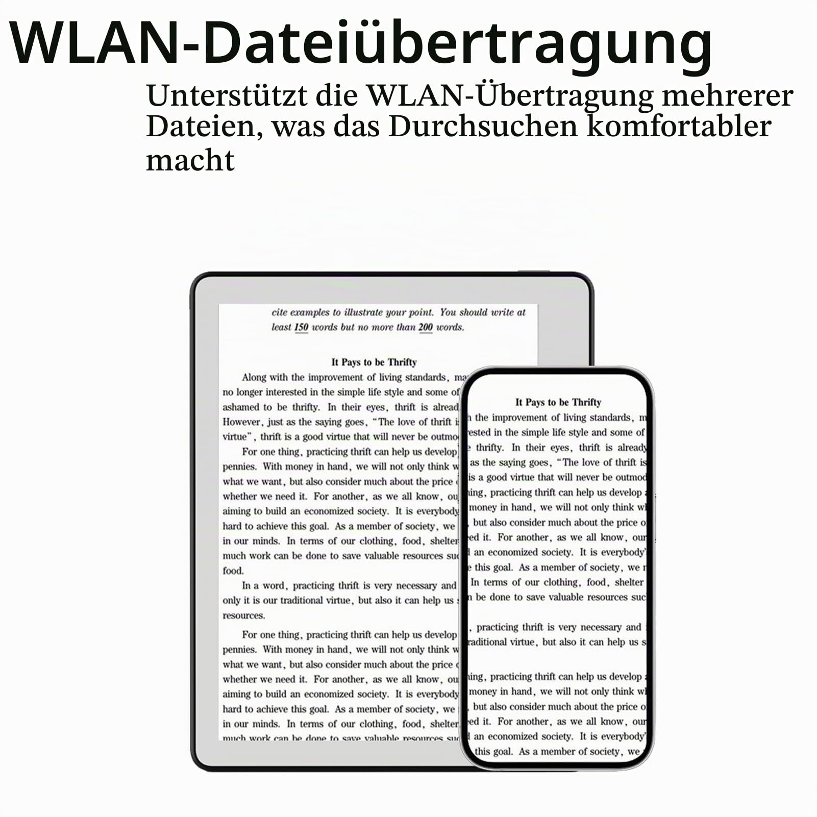 E-Book-Reader, Pocketbook mit 5,76 Zoll Großem Touchscreen, Augenfreundliche Flat-Ink-Technologie, Kompakte und Leichte E-Reader für Android8.1, für Kinder, Erwachsene, Senioren